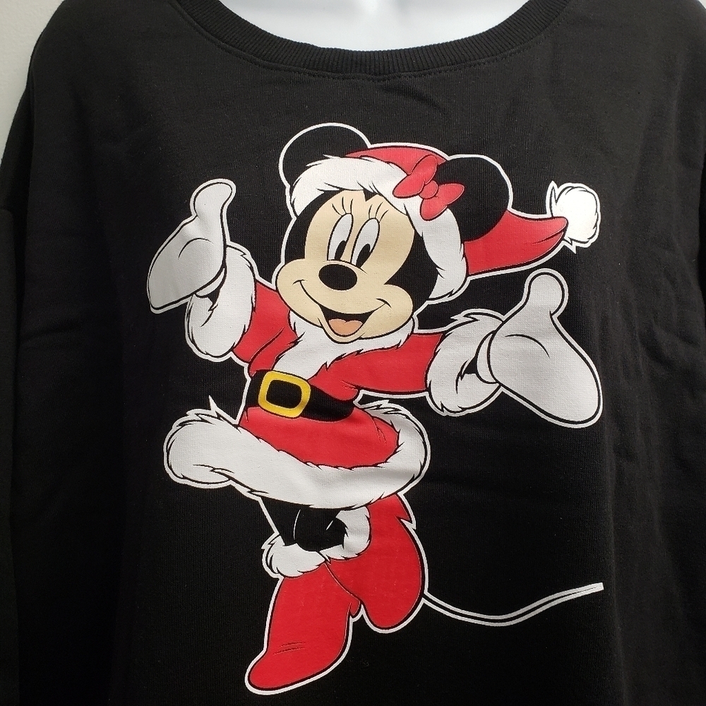 Disney Minnie Mouse Christmas Holiday Sweatshirt Size XL - Picture 3 of 7
